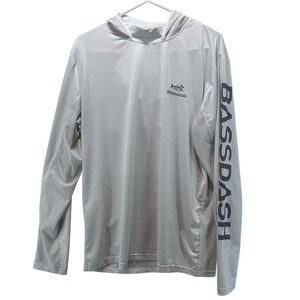 Bassdash Mens UPF 50+ UV Protection Long Sleeve Fishing Shirt Hoodie Medium
